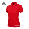 Logotipo personalizado Imprimir Sublimação Unisex Sport Polo Camiseta